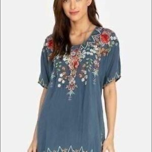 Johnny Was Tamaya Tunic size Small